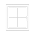 Fenster-Icon – Fensterinstallation und -austausch